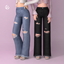 Baggy Jeans High Waist - Crochet Collection III logo