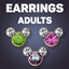 Minnie Earrings With Birthstones For Adults logo