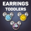 Minnie Earrings With Birthstones For Toddlers logo
