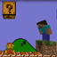 Jump Man in Minecraft (Mario) logo