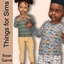 Toddler Just Like Dad Pajamas Top logo