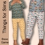 Toddler Just Like Dad Pajamas Pants logo