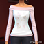 Sweet Whiskers – Off-Shoulder Coquette Top 🐾💗 logo