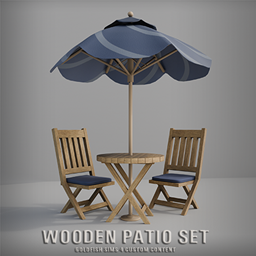 GoldFish Wooden Patio Set ☀️ logo