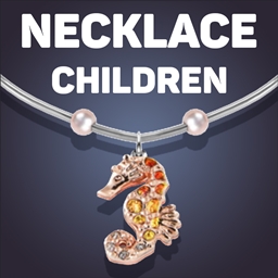 Seahorse Necklace For Kids logo