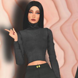TURTLENECK LONG SLEEVE BODY TOP