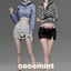 cocomint - Layered Crop Hoodie logo