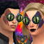 Dragon Eyes Sun Glasses, AM and AF logo