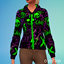 Punk Pixie Chaos Hoodie – Neon Riot for Rebellious Sims ⚡💚💀 logo