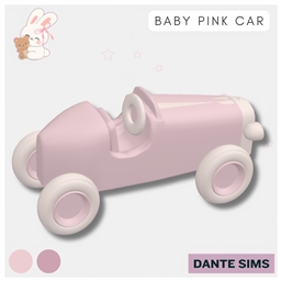 Kids pink car