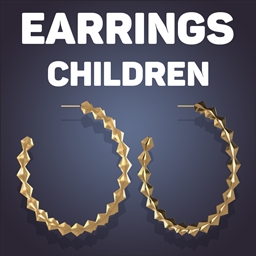 Jovie Hoop Earrings For Kids
