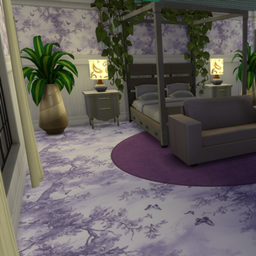 Lavender Butterfly Buid Set, Walls and Carpeting project image
