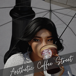 #06 Pose Pack | Aesthetic Coffee Street logo