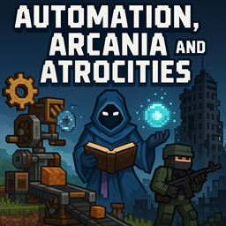 Automation, Arcania, & Atrocities (A³) logo