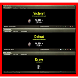 Simple Black Window Battle Results