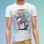 Male Bubble Gum Shirt logo