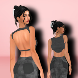 JESSIE BACKLESS CROP logo