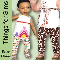 Infants Spring Outfit Leggings logo