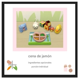 ham dinner - food for toddlers by Littlbowbub Spanish translation
