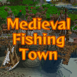 Medieval Fishing Town in the Swamp Biome logo