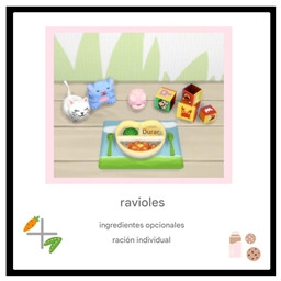 Ravioli - seasonal toddler food by Littlbowbub Spanish translation