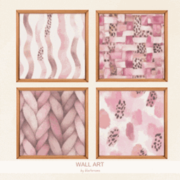 Pink Pattern Painting by BlusterSims logo
