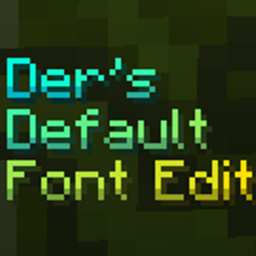 Der's Default Font Edit project image