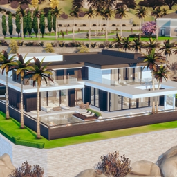 Celebrity Modern Mansion, 50x40