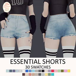 Essential shorts logo