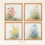 Watercolor Flowerbed Painting by BlusterSims logo