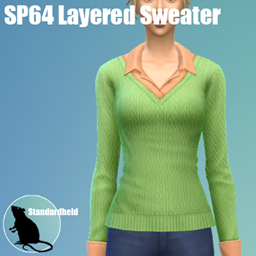 SP64 Layered Sweater logo