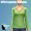SP64 Layered Sweater logo