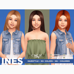 CasualSims - Ines Hairstyle Children (NO BANGS) project image