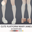 Cute Platform Mary Janes logo
