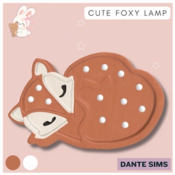 Cute foxy lamp