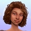Curly hair refreshed (override) logo