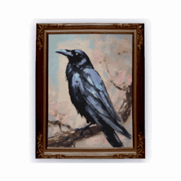 Vintage oil paintings birds