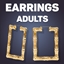 Square Bamboo Hoop Earrings logo