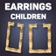 Square Bamboo Hoop Earrings For Kids logo