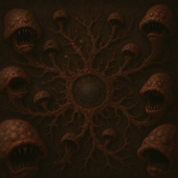 The infestation of the fungus logo