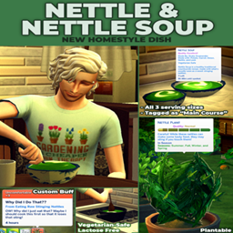 Nettle Soup & Harvestable Nettle - New Custom Recipe & Harvestable By RobinKLocksley | Chinese Translation