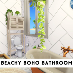 Beachy Boho Bathroom