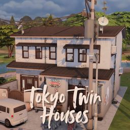 Tokyo Twin Townhouses — Semi-Furnished Japanese-Style Homes | No CC logo