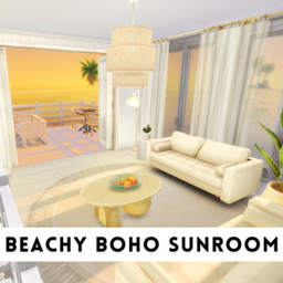 Beachy Boho Sunroom
