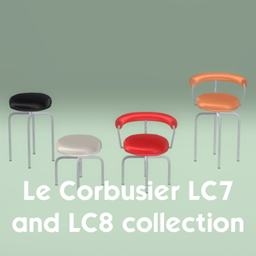 Le Corbusier LC7 and LC8 collection logo