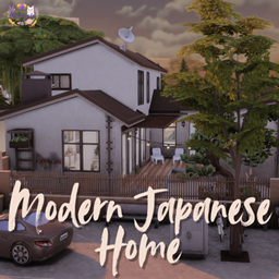 Modern Japanese Home – Family House with Zen Garden (No CC)
