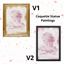 Coquette statue paintings
