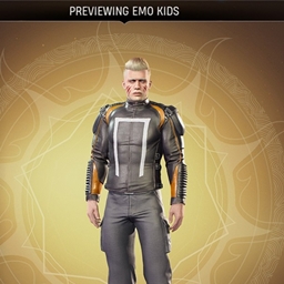 Male Hunter moto jacket for emo kids outfit project image