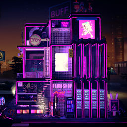 Synthrise – Neon Dreams in a Dystopian Future logo