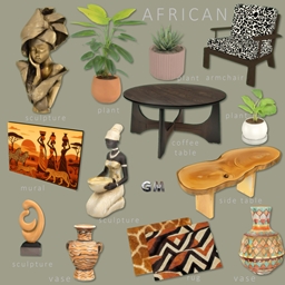 African Living set logo